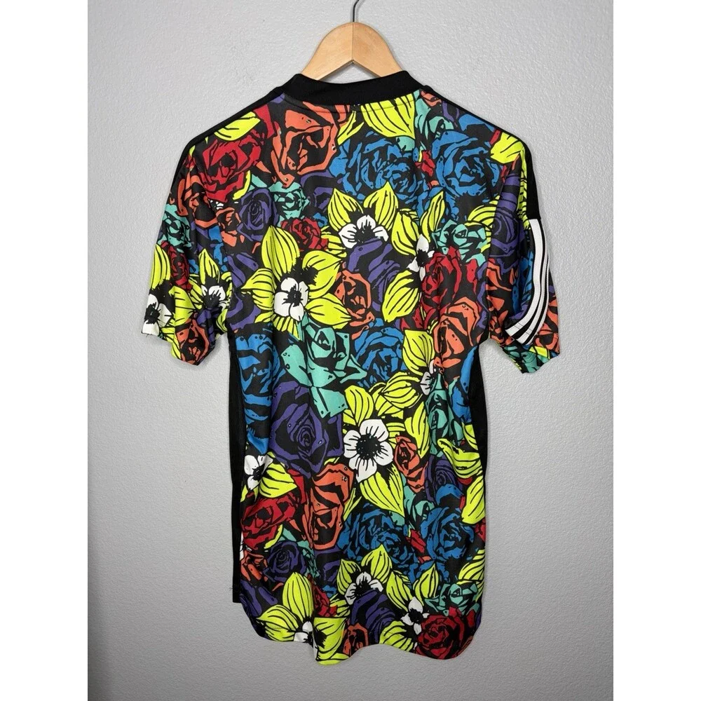 Adidas Originals Tiro Soccer Floral Jersey Mens SMALL Aeroready Athletic Train